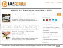 Tablet Screenshot of davidecavalleri.com